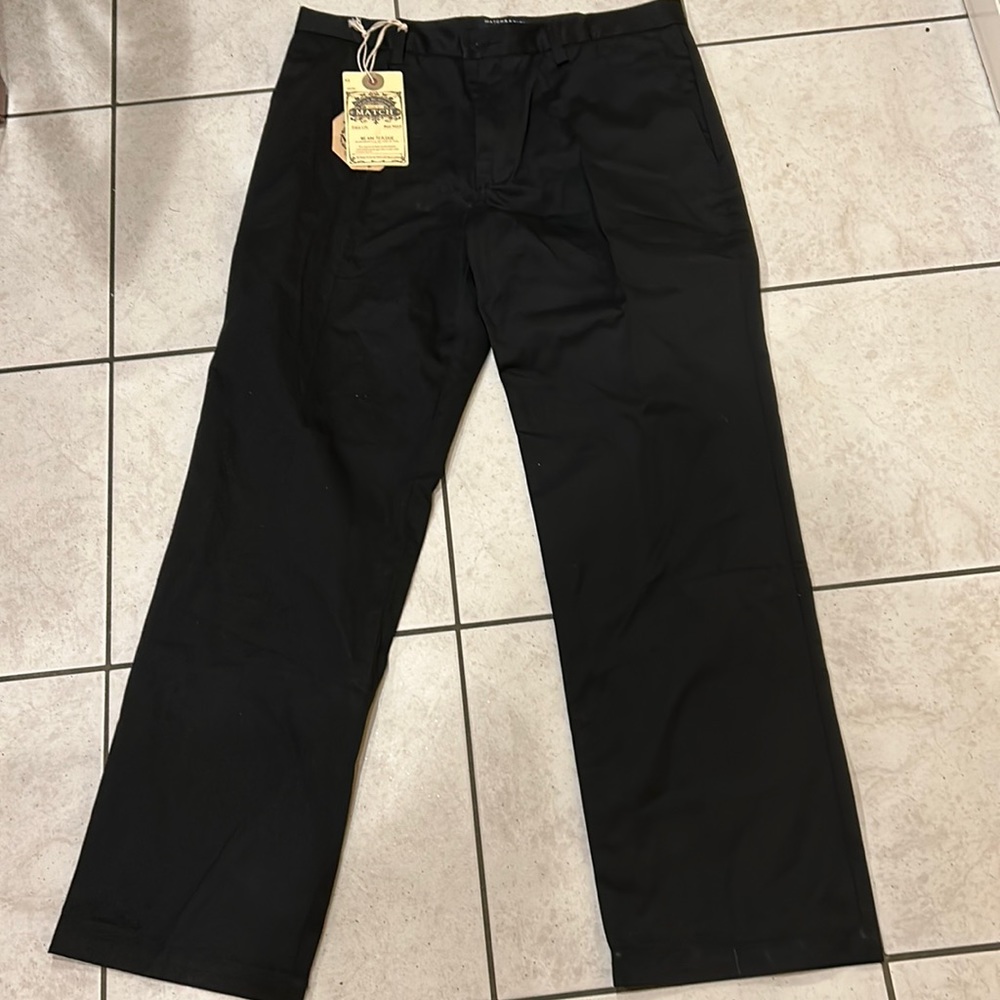 NWT MATCH&STICK XXL Size 36 Men’s Black Pants